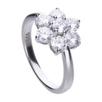 Diamonfire Flower Cluster Ring