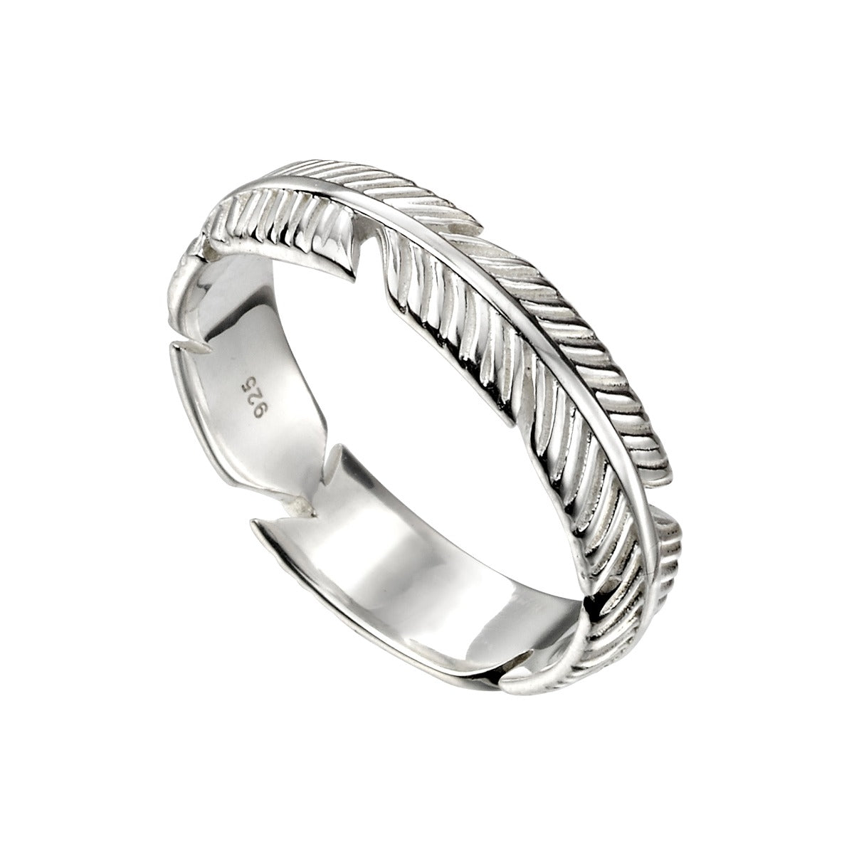 Beginnings Feather Band Ring