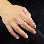 Beginnings Clawed Semi-Precious Stone Ring