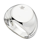 Beginnings Signet Ring with CZ