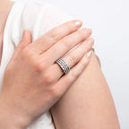 Diamonfire Multi Band Statement Ring
