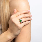 Diamonfire Oval Trilogy Ring