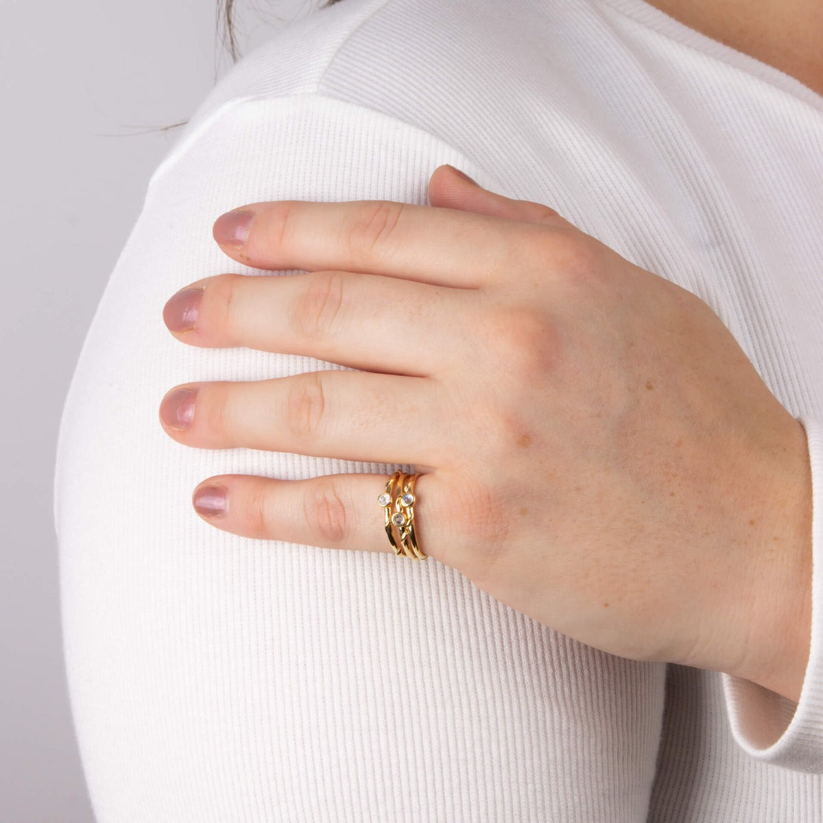 Beginnings Triple Stacking Ring Set
