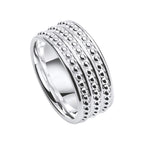 Beginnings Millegrain Wide Band Ring