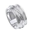 Beginnings Wrapped Wire Wide Band Ring