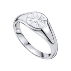 Beginnings Spray Textured Signet Ring