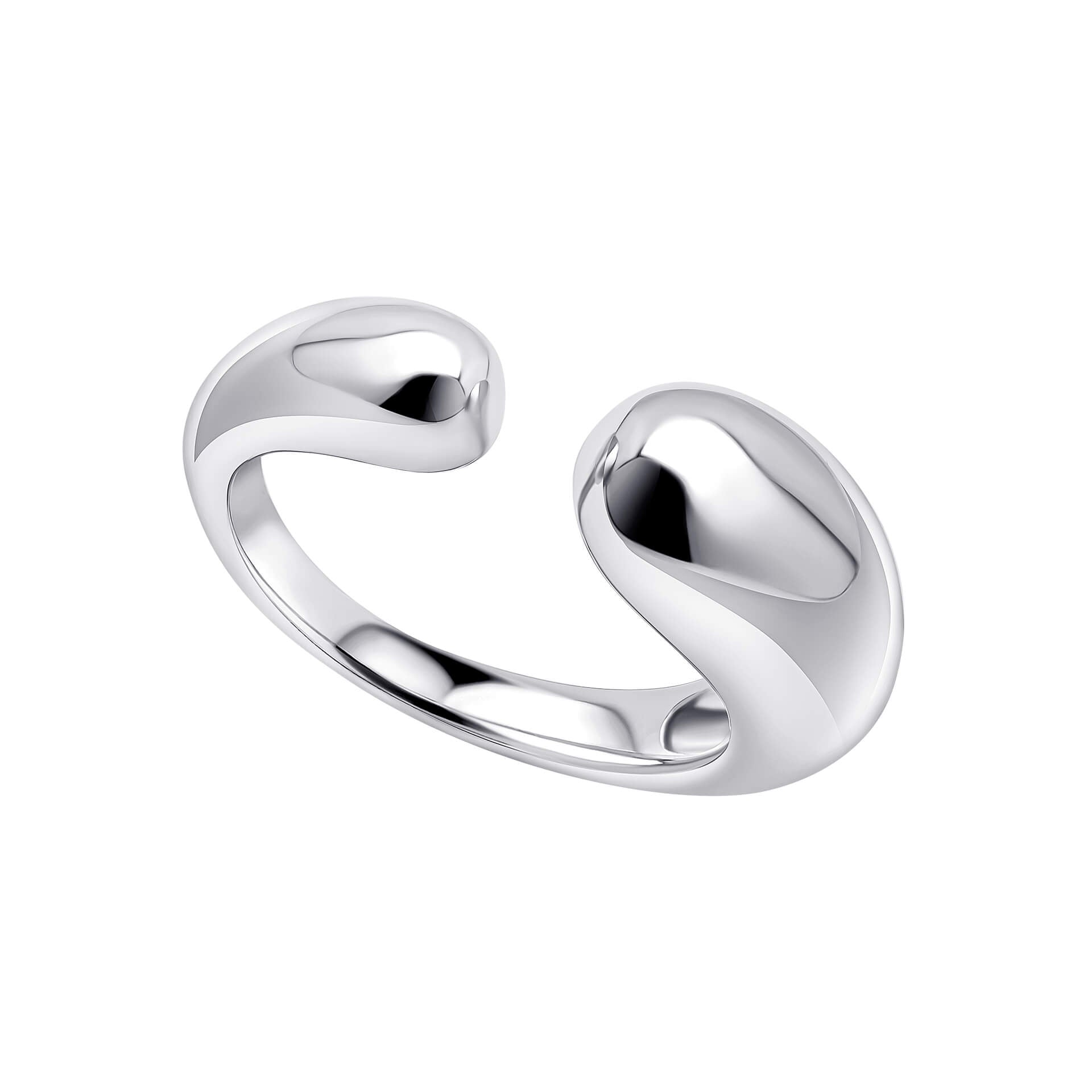 Beginnings Open Organic Shaped Ring