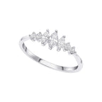 Beginnings Graduated Marquise Cubic Zirconia Ring
