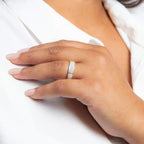 Beginnings Ridged Spinner Ring