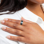 Beginnings Brushed Design Spinner Ring