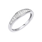 Diamonfire Channel Set Baguette Zirconia Ring