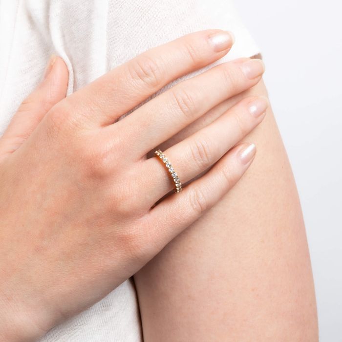 Diamonfire Zirconia Eternity Ring