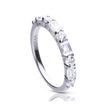 Diamonfire Baguette and Round Zirconia Ring