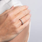Diamonfire Baguette and Round Zirconia Ring