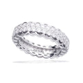 Diamonfire Double Row Eternity Ring