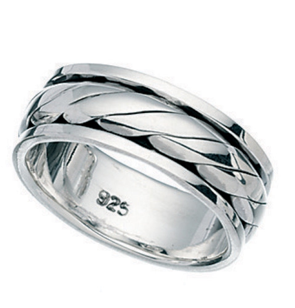 Beginnings Twist Design Spinner Ring