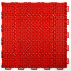 Singles Tennis Court System with Court Markings