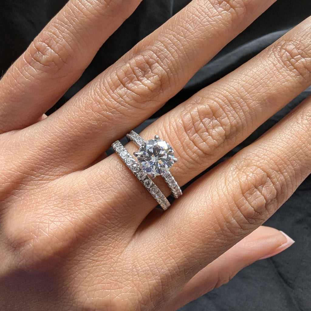 Sterling Silver Aelin Ring Round Cut
