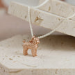 Poodle Silver Dog Charm