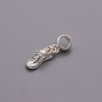 Running Shoe Silver Charm