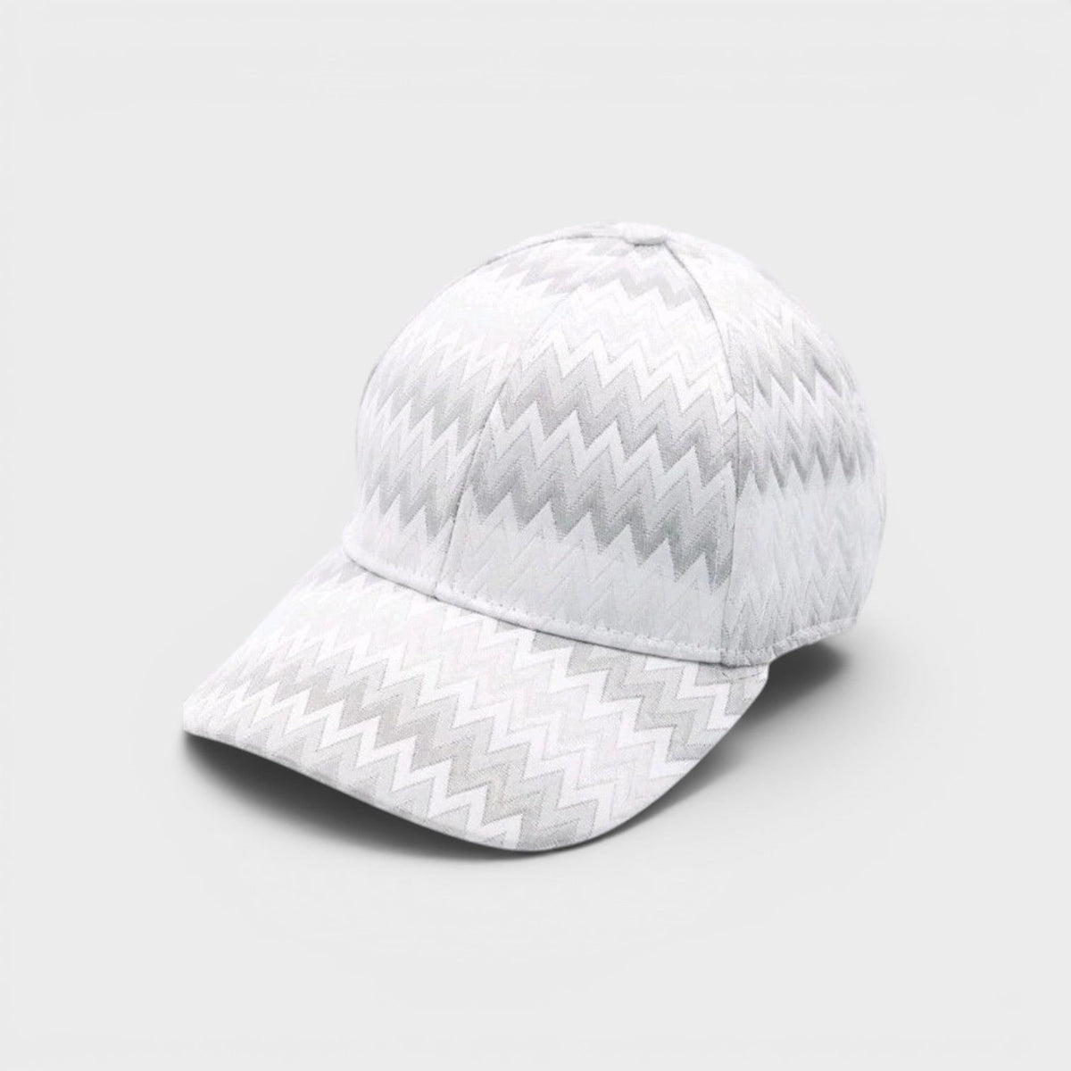 Zig Zag Baseball Cap Grey