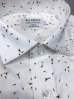 Pollen Motif Pure Cotton Shirt