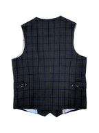 Grey W/ Blue Check Tweed Blazer W/ Matching Waistcoat