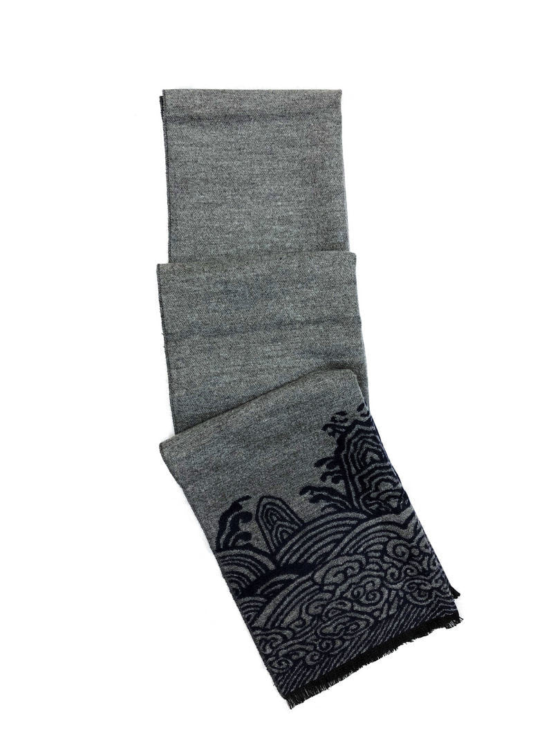 Traditional Oriental Pattern Scarf
