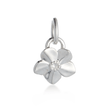 Forget-Me-Not Flower Personalised Silver Charm