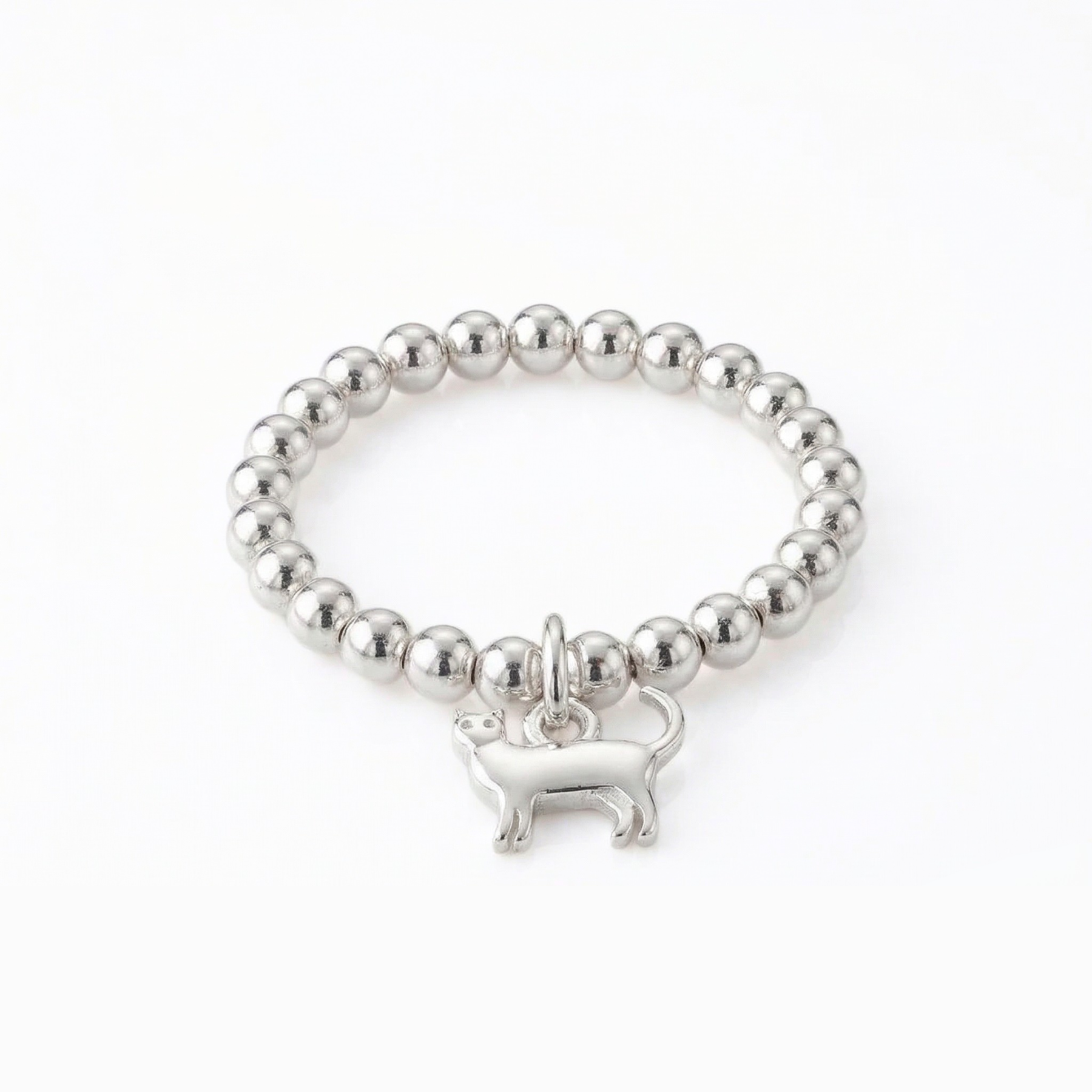 Bague Chat Argent