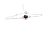 ESSENTIALS Bracelet à maillons chaîne en ambre cerise