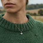 Siren’s Teardrop Green Quartz Necklace - Gold or Silver
