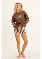 Sisstr Lucia Long Sleeve Fleece Crew