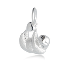Sloth Silver Charm