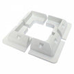 Kit de fixation pour panneau solaire avec supports d'angle, supports latéraux et presse-étoupe étanche