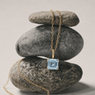 Large Gold Blue Topaz Necklace - Astrid