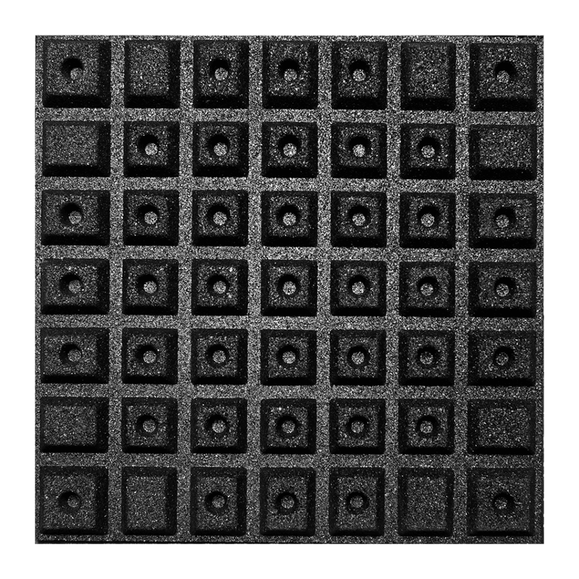 43mm PRO Anti-Shock Rubber Gym Flooring Tile