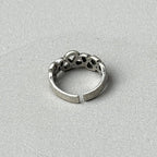 Scribble Silver Ring