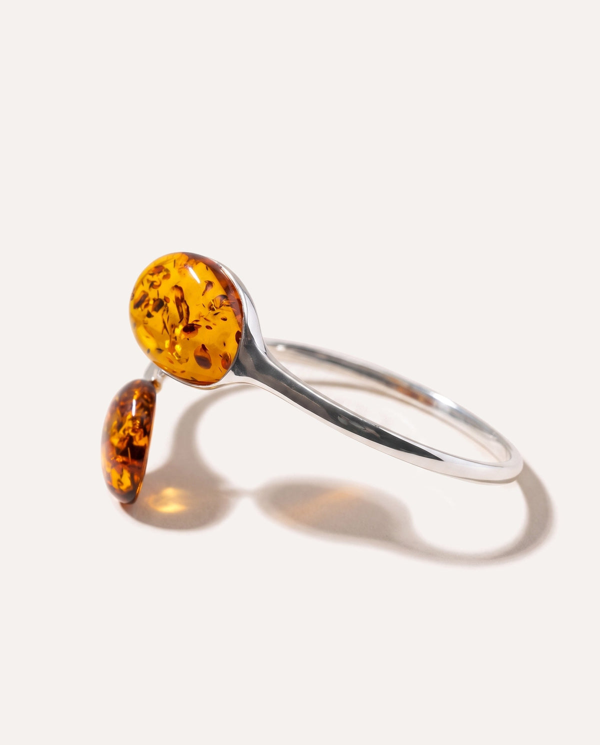 Statement Amber Torque Bangle