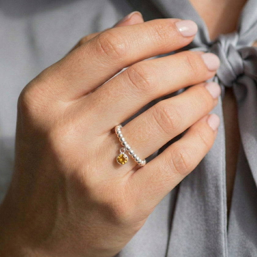 Citrine Birthstone Ring