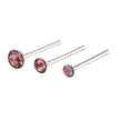 Beginnings Set of 6 Crystal Nose Studs