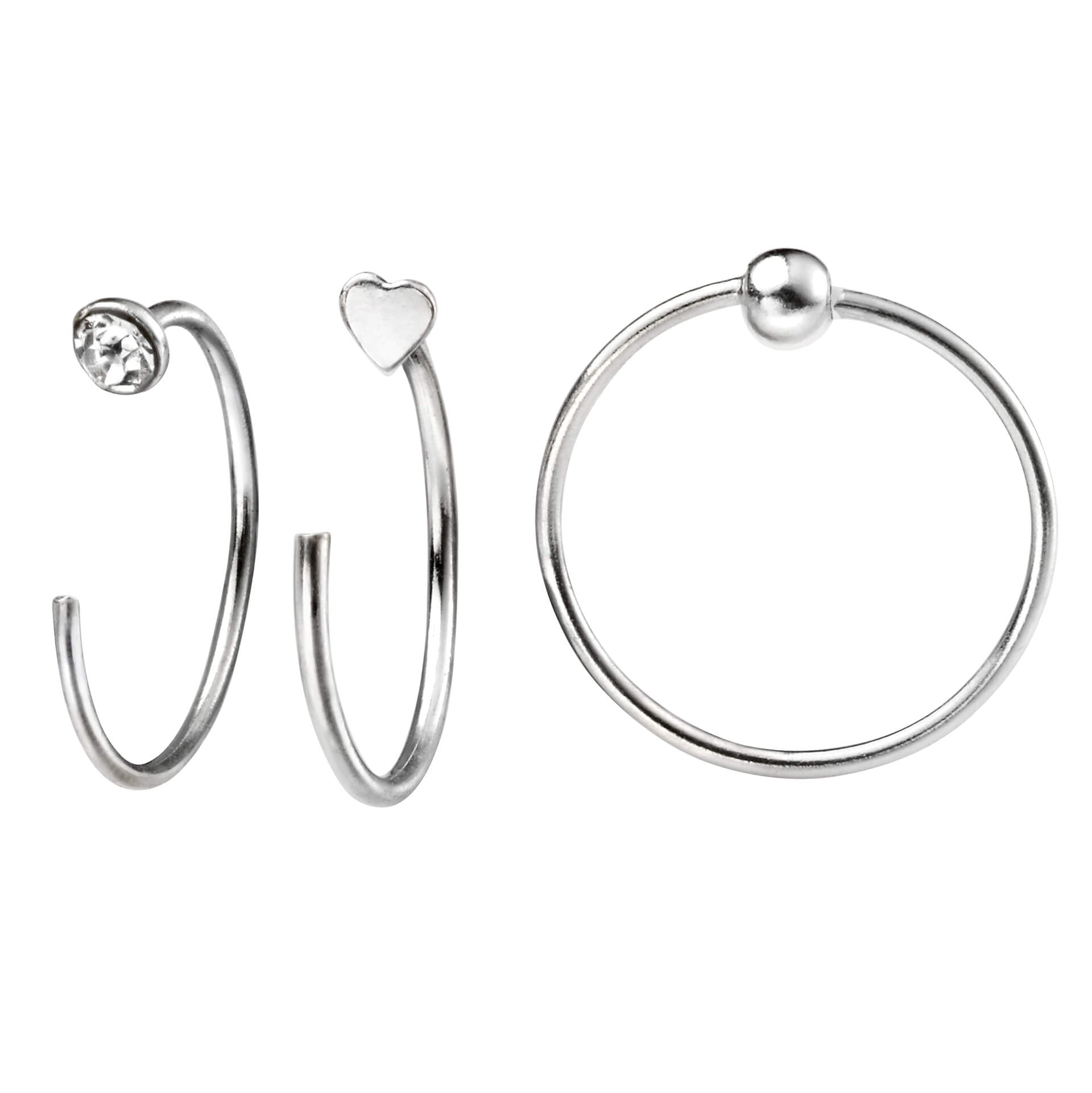 Beginnings Set of 6 Nose Rings