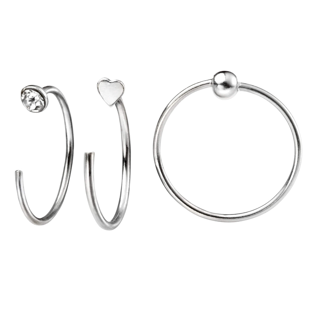 Beginnings Set of 6 Nose Rings