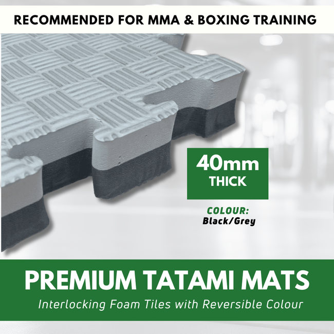Tapis en mousse EVA Tatami réversibles de qualité supérieure de 40 mm