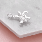 Turtle Silver Charm