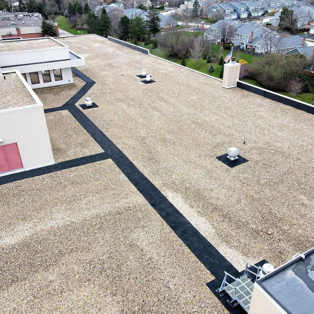 Rubber Rooftop Flooring Tiles