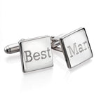 Beginnings Plain Square Cufflinks