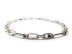 Signature One-Off Hematite Customisable Silver Chain Bracelet / Necklace