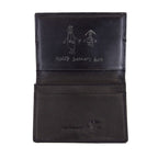 Fred Bennett Black Leather Card Holder