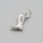 Welly Boot Personalised Silver Charm